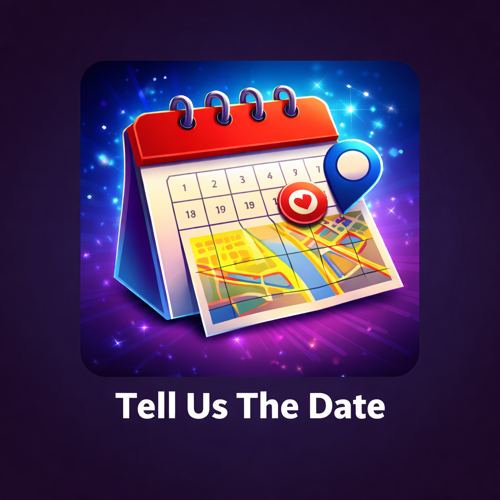 Step 1: Tell us your date