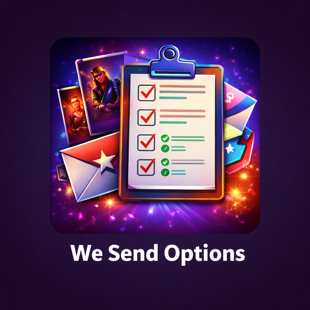 Step 2: We send options